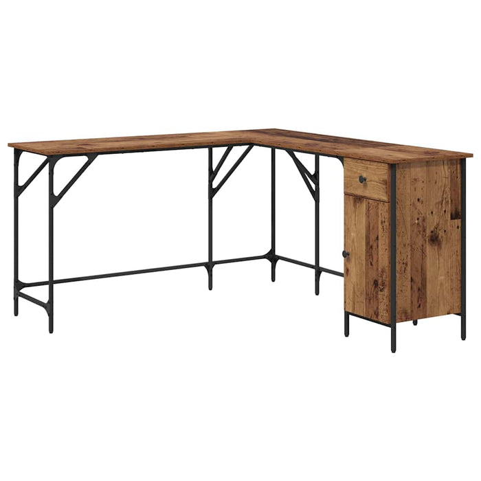 Birou Lemn Vechi 141 x 141 x 75 cm Lemn compozit - WALTI WALTI
