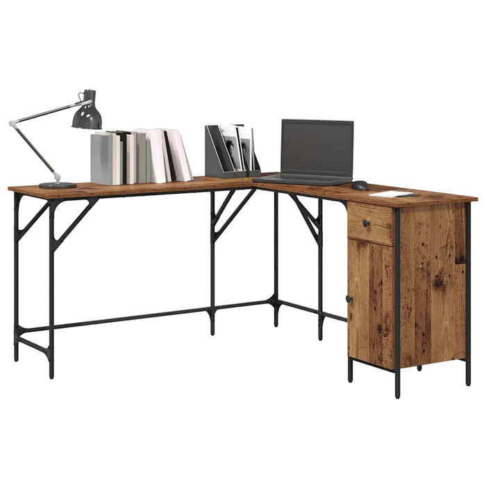 Birou Lemn Vechi 141 x 141 x 75 cm Lemn compozit - WALTI WALTI