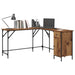 Birou Lemn Vechi 141 x 141 x 75 cm Lemn compozit - WALTI WALTI