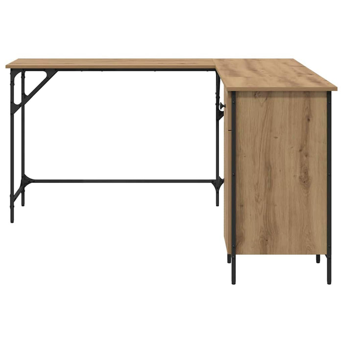 Birou Stejar Artizanal 141 x 141 x 75 cm Lemn compozit - WALTI WALTI