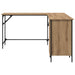 Birou Stejar Artizanal 141 x 141 x 75 cm Lemn compozit - WALTI WALTI