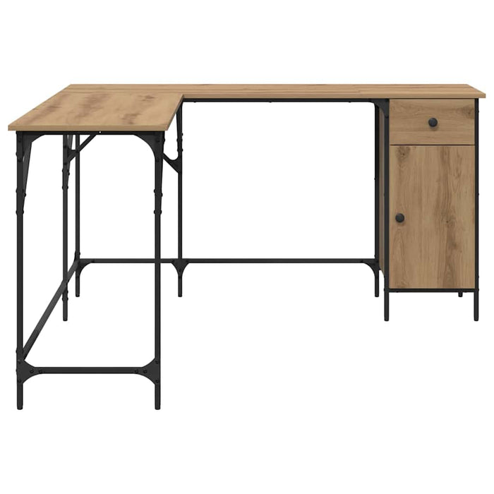 Birou Stejar Artizanal 141 x 141 x 75 cm Lemn compozit - WALTI WALTI