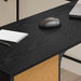 Birou Stejar Negru 141 x 141 x 75 cm Lemn compozit - WALTI WALTI