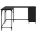 Birou Stejar Negru 141 x 141 x 75 cm Lemn compozit - WALTI WALTI