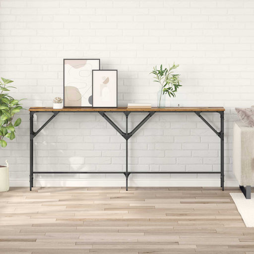Masă de consolă Lemn Vechi 180 x 30 x 75 cm Lemn compozit - WALTI WALTI