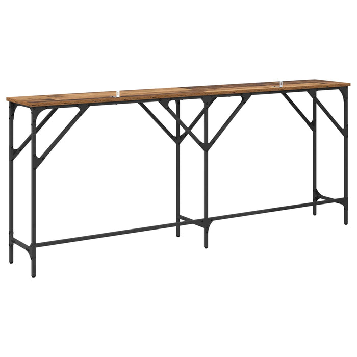 Masă de consolă Lemn Vechi 180 x 30 x 75 cm Lemn compozit - WALTI WALTI
