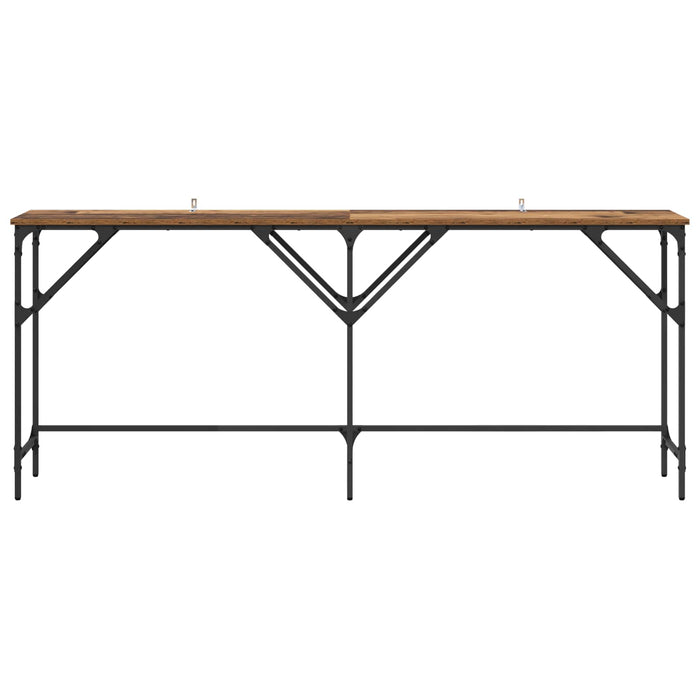Masă de consolă Lemn Vechi 180 x 30 x 75 cm Lemn compozit - WALTI WALTI
