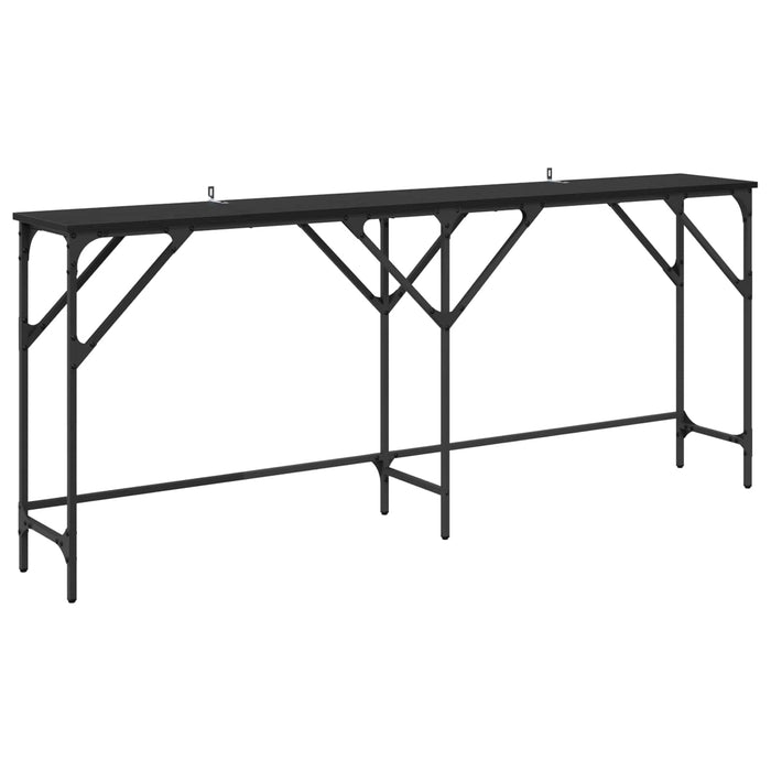Masă de consolă Stejar Negru 180 x 30 x 75 cm Lemn compozit - WALTI WALTI
