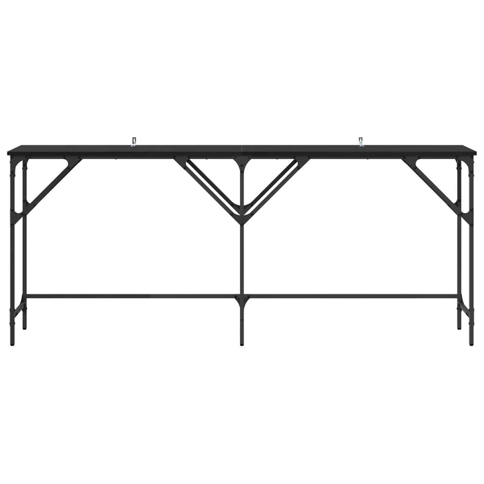Masă de consolă Stejar Negru 180 x 30 x 75 cm Lemn compozit - WALTI WALTI