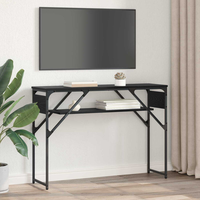 MasaConsole Stejar Negru 105x30x75cm Lemn compozit - WALTI WALTI