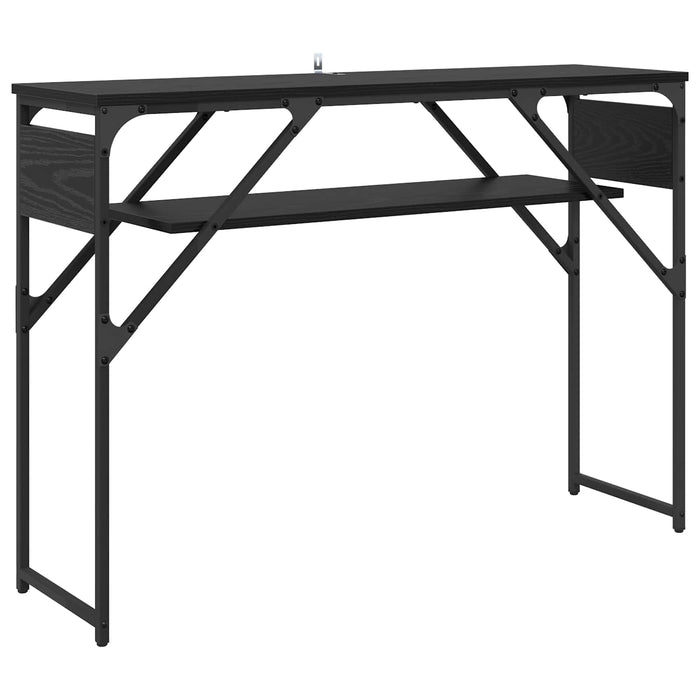 MasaConsole Stejar Negru 105x30x75cm Lemn compozit - WALTI WALTI
