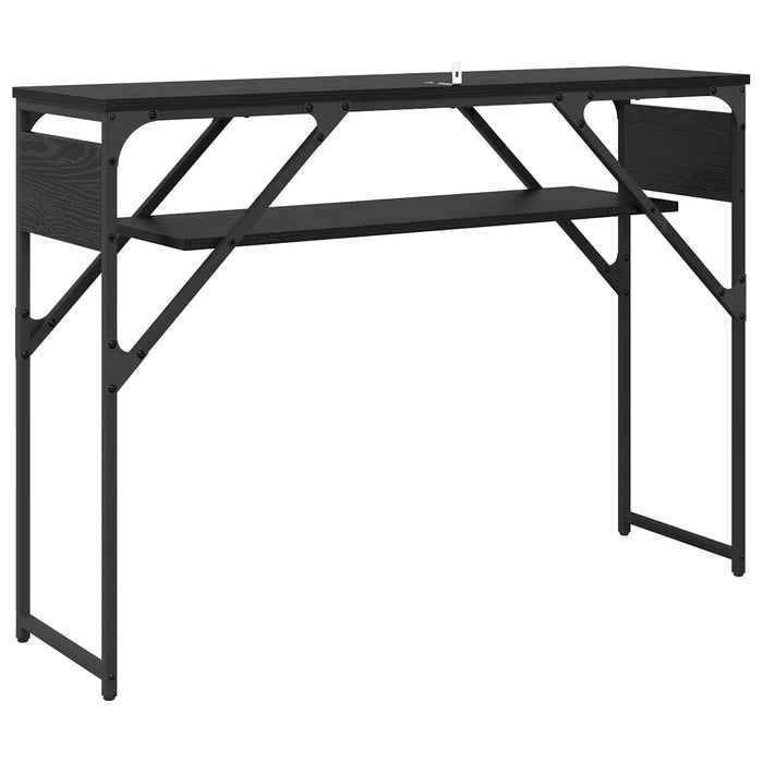 MasaConsole Stejar Negru 105x30x75cm Lemn compozit - WALTI WALTI