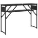 MasaConsole Stejar Negru 105x30x75cm Lemn compozit - WALTI WALTI