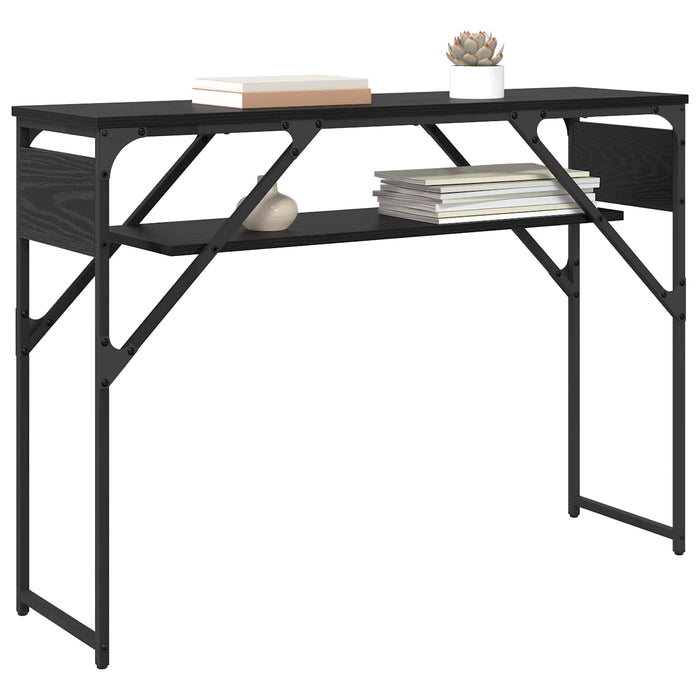 MasaConsole Stejar Negru 105x30x75cm Lemn compozit - WALTI WALTI