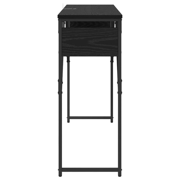 MasaConsole Stejar Negru 105x30x75cm Lemn compozit - WALTI WALTI