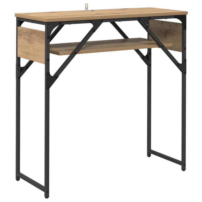 MasaConsole Stejar Artizanal Lemn compozit 75x30x75cm WALTI
