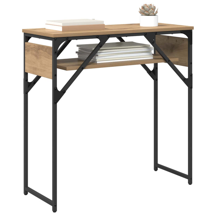 MasaConsole Stejar Artizanal Lemn compozit 75x30x75cm WALTI
