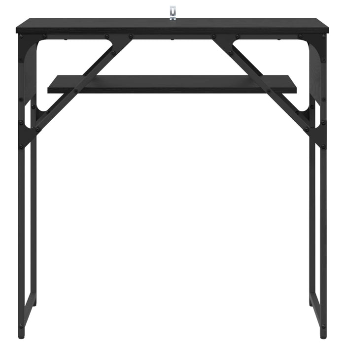 MasaConsole Stejar Negru 75x30x75cm Lemn compozit - WALTI WALTI