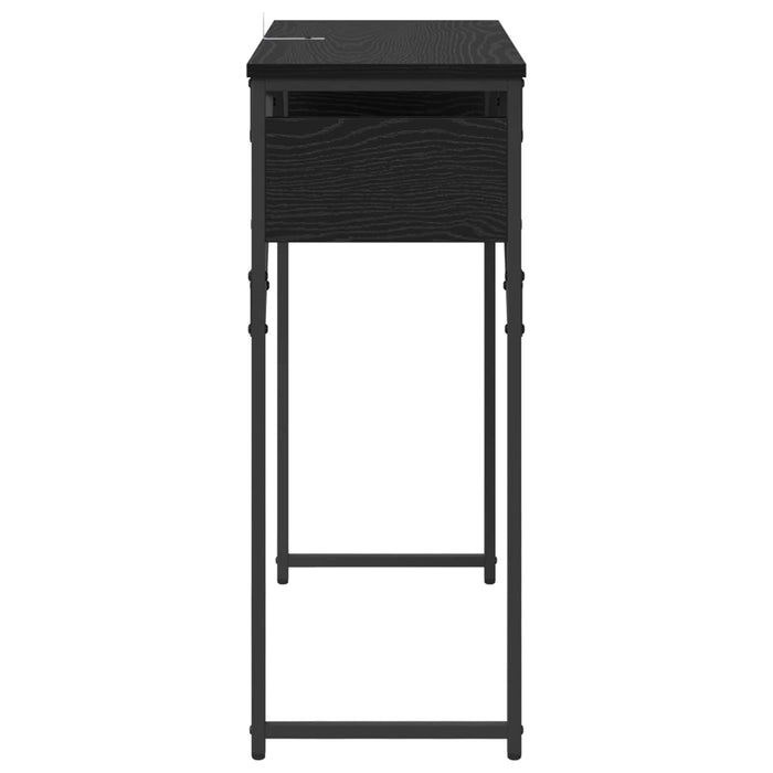 MasaConsole Stejar Negru 75x30x75cm Lemn compozit - WALTI WALTI