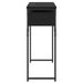 MasaConsole Stejar Negru 75x30x75cm Lemn compozit - WALTI WALTI