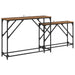 Masă de consolă 2 pcs Lemn Vechi 100 x 28 x 75 cm Lemn compozit - WALTI WALTI