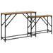 Masă de consolă 2 pcs Stejar Artizanal 100 x 28 x 75 cm - WALTI WALTI
