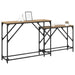 Masă de consolă 2 pcs Stejar Artizanal 100 x 28 x 75 cm - WALTI WALTI