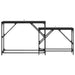Masă de consolă 2 pcs Stejar Negru 100 x 28 x 75 cm - WALTI WALTI
