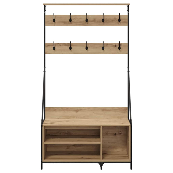 Suport pentru Hârtie cu raft Stejar Artizanal 100 x 41 x 184 cm - WALTI WALTI