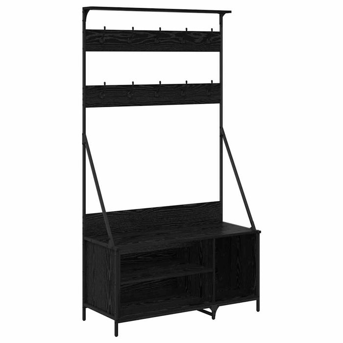 Suport pentru Hârtie cu raft Stejar Negru 100 x 41 x 184 cm - WALTI WALTI