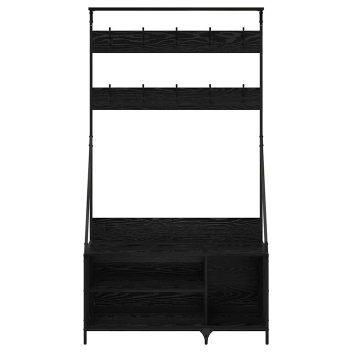Suport pentru Hârtie cu raft Stejar Negru 100 x 41 x 184 cm - WALTI WALTI