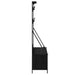 Suport pentru Hârtie cu raft Stejar Negru 100 x 41 x 184 cm - WALTI WALTI