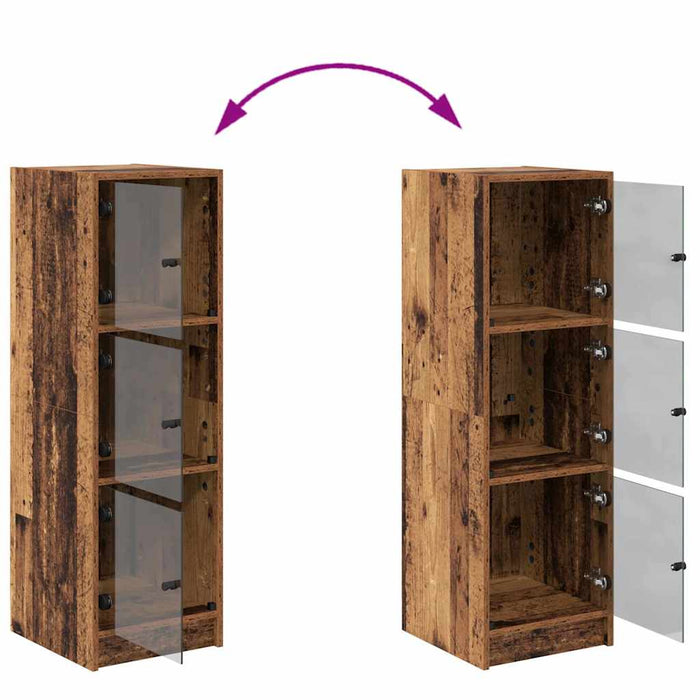 Bufet Lemn Vechi 35 x 37 x 109 cm Lemn compozit - WALTI WALTI