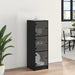 Bufet Stejar Negru 35 x 37 x 109 cm Lemn compozit - WALTI WALTI