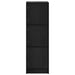 Bufet Stejar Negru 35 x 37 x 109 cm Lemn compozit - WALTI WALTI