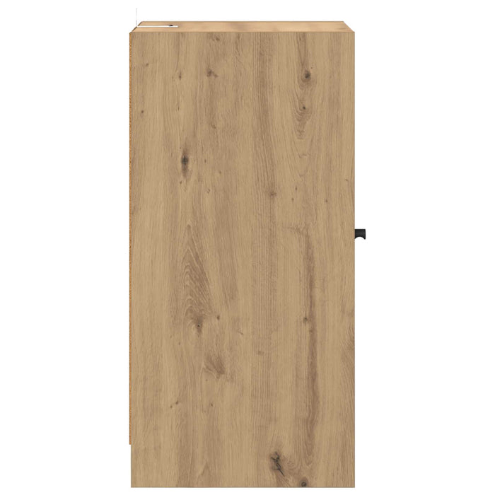 Bufet stejar artizanal 35 x 37 x 76 cm Lemn compozit - WALTI WALTI