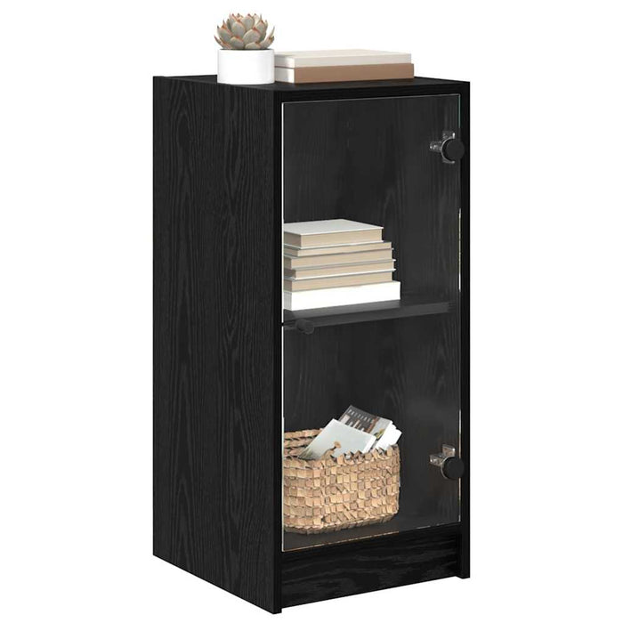 Bufet Stejar negru 35 x 37 x 76 cm Lemn compozit - WALTI WALTI
