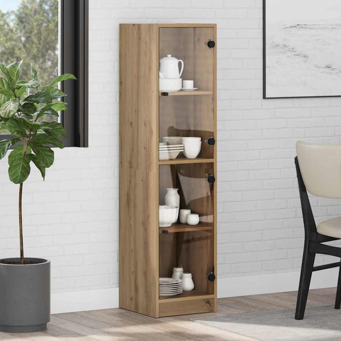 Bufet Stejar Artizanal 35 x 37 x 142 cm Lemn compozit - WALTI WALTI