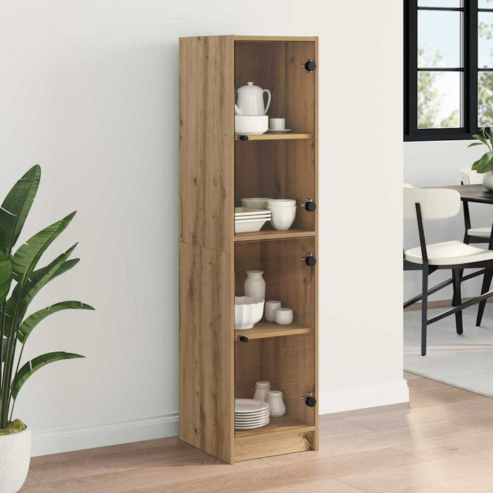 Bufet Stejar Artizanal 35 x 37 x 142 cm Lemn compozit - WALTI WALTI
