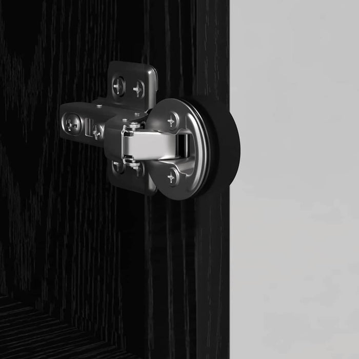 Bufet Stejar Negru 35 x 37 x 142 cm Lemn compozit - WALTI WALTI