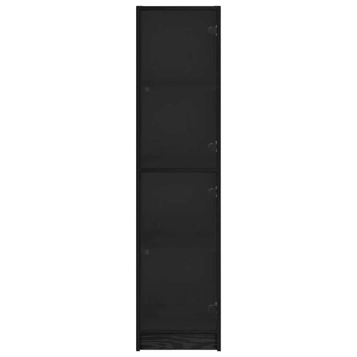Bufet Stejar Negru 35 x 37 x 142 cm Lemn compozit - WALTI WALTI