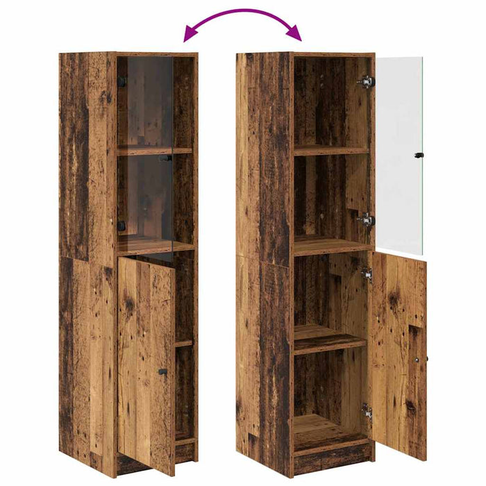 Bufet Lemn Vechi 35 x 37 x 142 cm Lemn compozit - WALTI WALTI