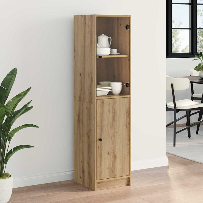 Bufet Stejar Artizanal 35 x 37 x 142 cm Lemn compozit - WALTI WALTI