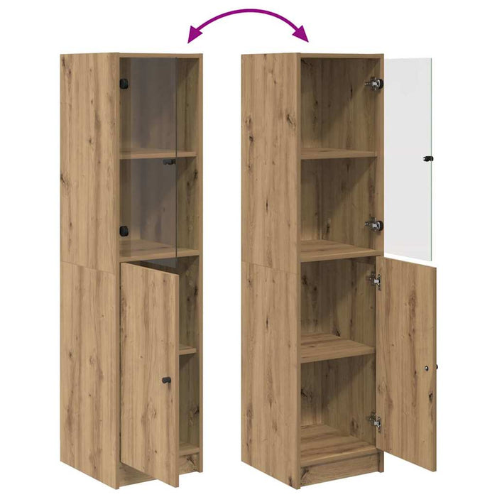 Bufet Stejar Artizanal 35 x 37 x 142 cm Lemn compozit - WALTI WALTI
