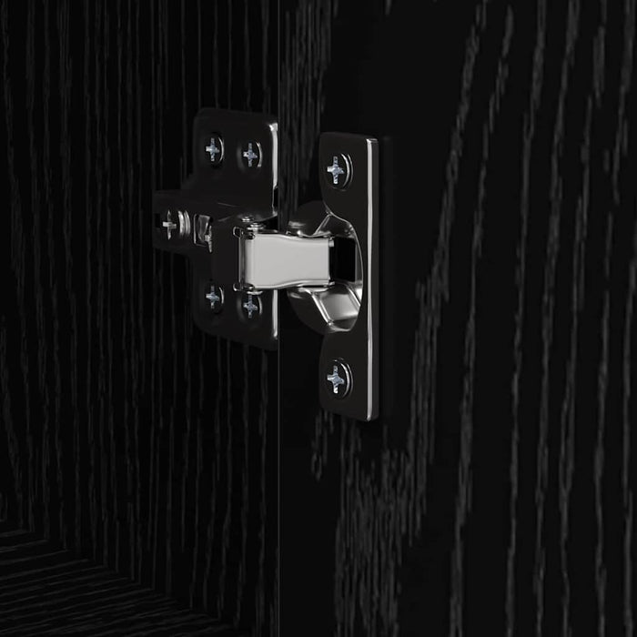 Bufet Stejar Negru 35 x 37 x 142 cm Lemn compozit - WALTI WALTI