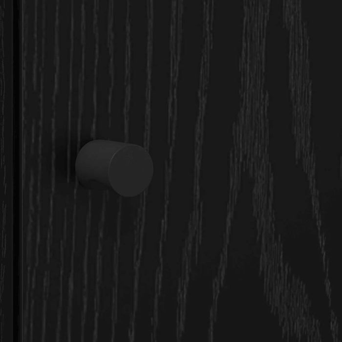 Bufet Stejar Negru 35 x 37 x 142 cm Lemn compozit - WALTI WALTI