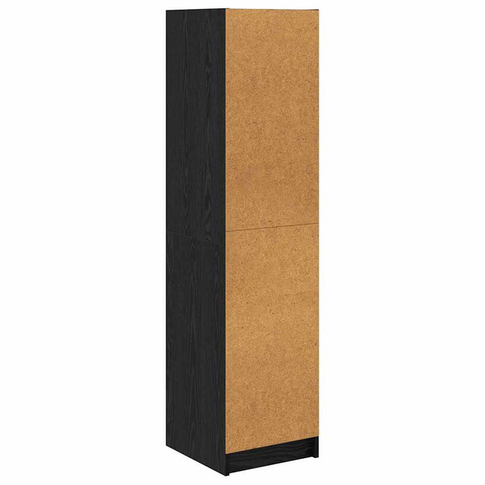 Bufet Stejar Negru 35 x 37 x 142 cm Lemn compozit - WALTI WALTI