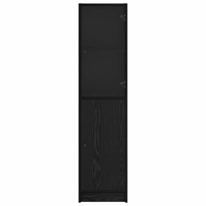 Bufet Stejar Negru 35 x 37 x 142 cm Lemn compozit - WALTI WALTI