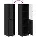 Bufet Stejar Negru 35 x 37 x 142 cm Lemn compozit - WALTI WALTI