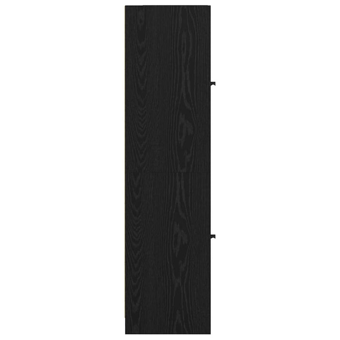 Bufet Stejar Negru 35 x 37 x 142 cm Lemn compozit - WALTI WALTI